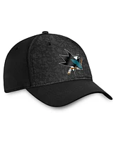 Fanatics Men's Black San Jose Sharks Authentic Pro Rink Flex Hat