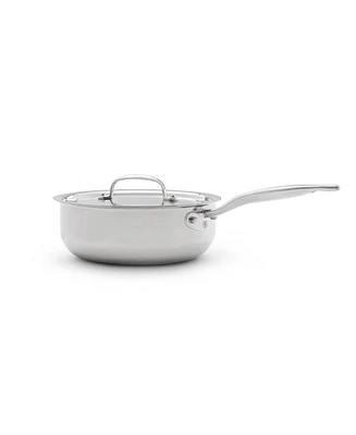 Heritage Steel Titanium Series Fully Cladded -Quart Saucier with Lid