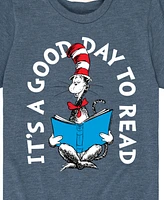 Hybrid Little and Big Boys Dr. Seuss It's a Good Day to Read Graphic T-Shirt