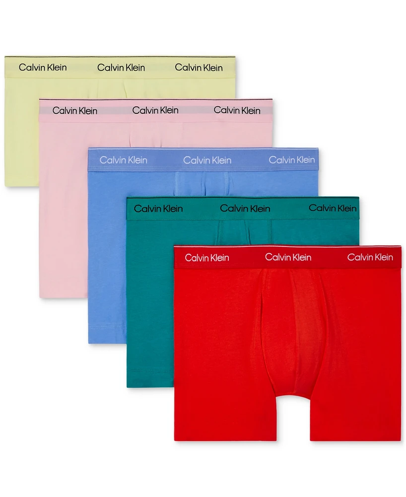 Calvin Klein Men's 5-Pk. Pride Boxer Briefs