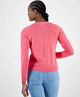 Charter Club Women's V-Neck Button-Front Linen-Blend Cardigan, Exclusively at Macy's