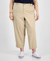 Tommy Hilfiger Plus Cropped Cargo Pants