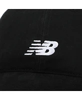 New Balance Adult Unisex Black 6 Panel Adjustable Classic Twill Casual Hat