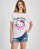 Grayson Threads, The Label Juniors' Hello Kitty Hibiscus Graphic T-Shirt