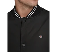 Champion Men's Varsity Stripe Bomber Jacket