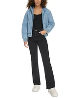 Levi's Women's Relaxed Workwear Hooded Bomber Jacket