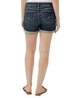 Silver Jeans Co. Women's Elyse Mid Rise Comfort Fit Shorts