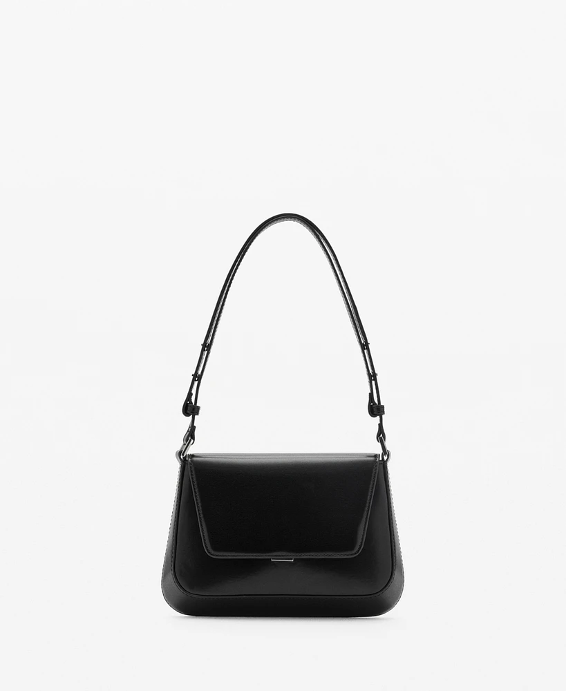 Mango Women's Strap Detail Shoulder Bag