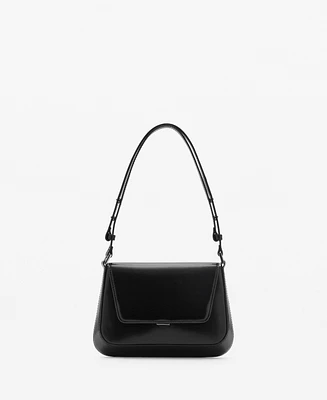 Mango Women's Strap Detail Shoulder Bag