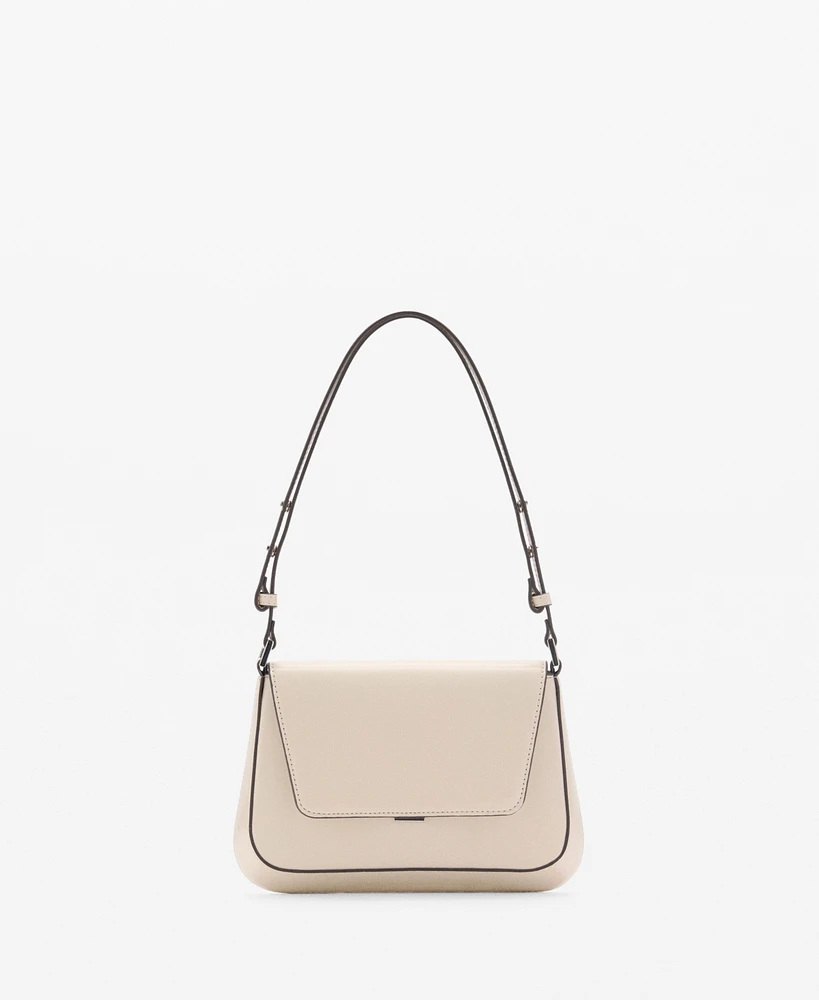 Mango Women's Strap Detail Shoulder Bag