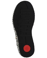 FitFlop Women's Platform Woven Wedge Sandals