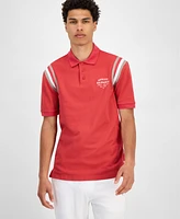 A|X Armani Exchange Men's Stripe Logo Polo Shirt