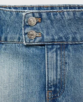 Mango Women's Denim Mini Skirt