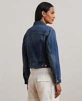 Lauren Ralph Women's Denim Trucker Jacket