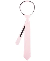 Tommy Hilfiger Boys Textured Solid Pre-Tied Zipper Tie