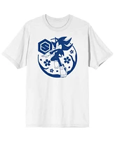 Sonic the Hedgehog Big & Tall Modern Character White Graphic Tee