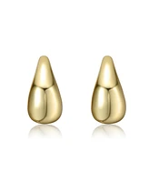 Gleaming Elegance Mini Huggie Hoop Earrings White Gold Plated or 14K Palted
