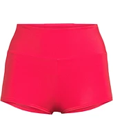 Lands' End Women's Tugless High Waisted Swim Boy Shorts