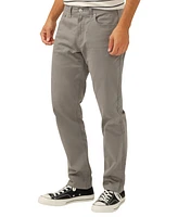 Silver Jeans Co. Men's Eddie Classic Athletic Fit Tapered Leg Essential Twill Pants