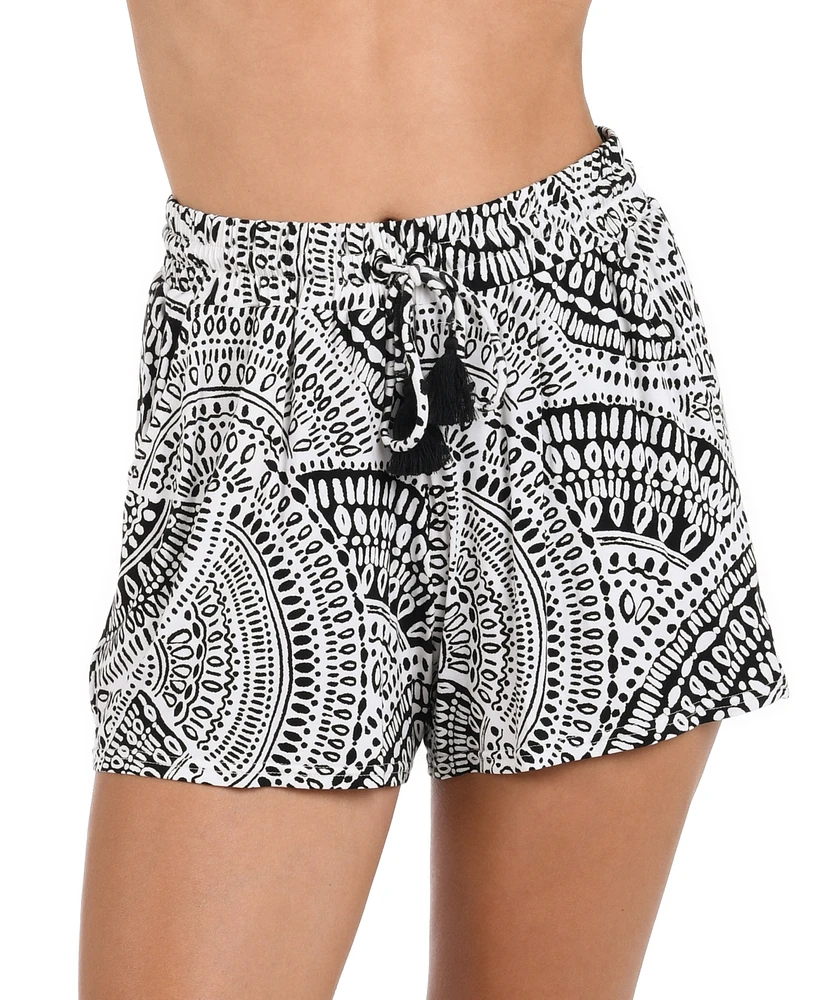 La Blanca Women's Dream Catcher Printed Beach Shorts