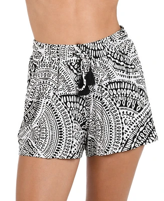 La Blanca Women's Dream Catcher Printed Beach Shorts