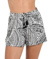 La Blanca Women's Dream Catcher Printed Beach Shorts