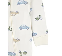 PurelySoft by Carter's Baby Zip-Up 1-Piece Sleep & Play Pajamas