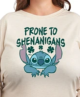 Hybrid Apparel Plus Stitch St. Patrick's Day Shenanigans Crew Neck T-Shirt