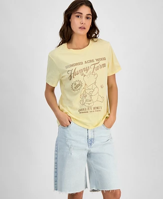 Disney Juniors' Pooh Hunny Farm Graphic T-Shirt