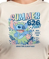 Hybrid Apparel Plus Lilo and Stitch Summer 626 Pullover T-Shirts