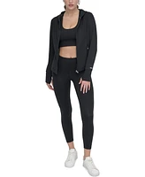 Dkny Sport Women's Balance Compression Zip Hoodie