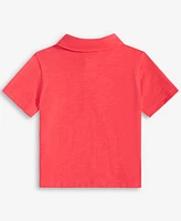 First Impressions Baby Boy Embroidered Dog Polo Shirt, Exclusively at Macy's