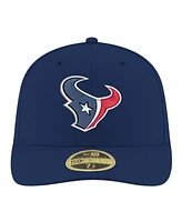 New Era Men's Navy Houston Texans Omaha Low Profile 59FIFTY Fitted Hat