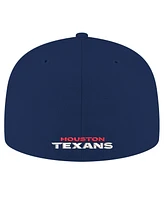 New Era Men's Navy Houston Texans Flawless 59FIFTY Fitted Hat