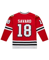 Mitchell & Ness Men's Denis Savard Scarlet Chicago Blackhawks 1980-81 Power Play Jersey