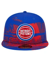 New Era Men's Blue Detroit Pistons Tip-Off 59FIFTY Fitted Hat