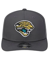 New Era Men's Graphite Jacksonville Jaguars Main 9SEVENTY Stretch-Snap Hat