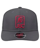 New Era Men's Charcoal Usc Trojans 9SEVENTY Stretch-Snap Hat