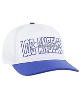 '47 Brand Men's White Los Angeles Dodgers Lineman Hitch Adjustable Hat