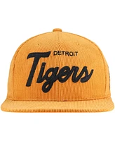 Mitchell & Ness Men's Gold Detroit Tigers Corduroy Snapback Hat