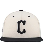 Mitchell & Ness Men's Cream Cleveland Guardians Snapback Hat