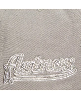 Mitchell & Ness Men's Gray Houston Astros Snapback Hat