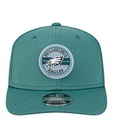 New Era Men's Midnight Green Philadelphia Eagles Adventure Patched 9SEVENTY Stretch-Snap Adjustable Hat