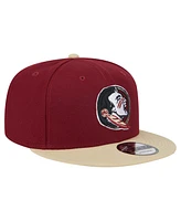 New Era Men's Garnet/Gold Florida State Seminoles Two-Tone 9FIFTY Snapback Hat