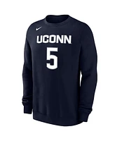 Nike Men's and Women's Paige Bueckers Navy UConn Huskies Player Name Number Buckets Club Fleece Sweatshirt