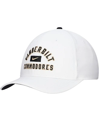 Nike Men's White Vanderbilt Commodores Rise Flex Hat