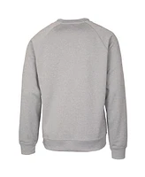 Cutter & Buck Men's Heather Gray Presidents Cup Lift Performance Crewneck Pullover Sweatshirt