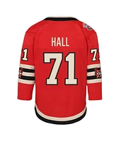 Outerstuff Big Boys and Girls Taylor Hall Red Chicago Blackhawks 2025 Nhl Winter Classic Premier Player Jersey