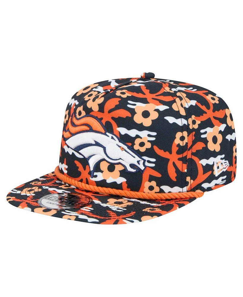 New Era Men's Navy Denver Broncos Wakey Wakey Golfer Snapback Hat