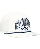 New Era Men's White Dallas Cowboys Diamond Golfer Snapback Hat